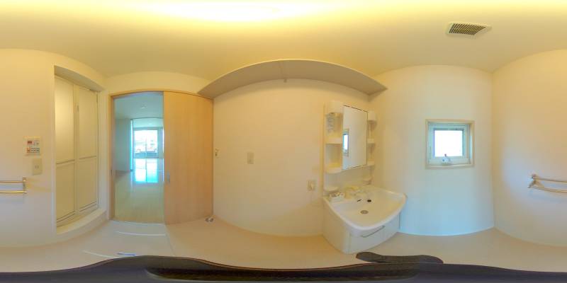 パノラマ画像洗面所