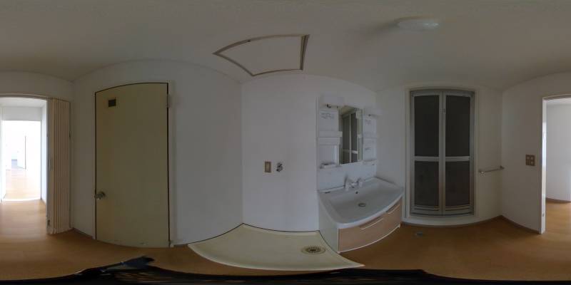 パノラマ画像洗面所