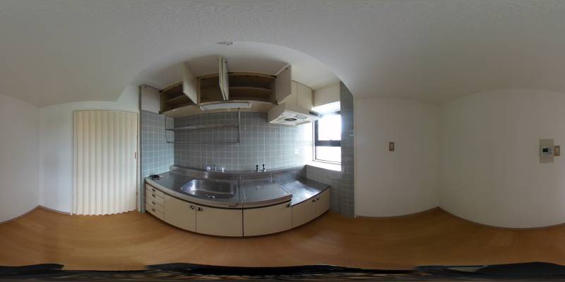 パノラマ画像キッチン