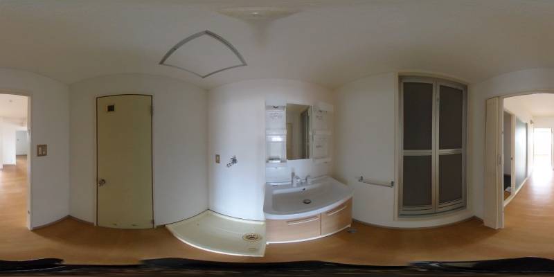 パノラマ画像洗面所