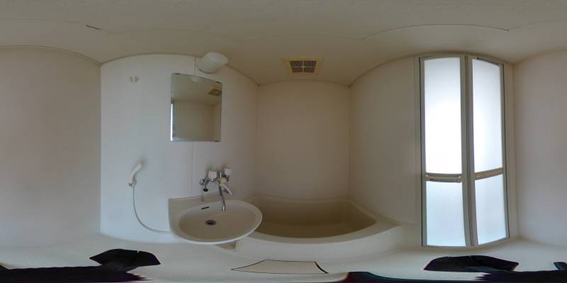 パノラマ画像バスルーム