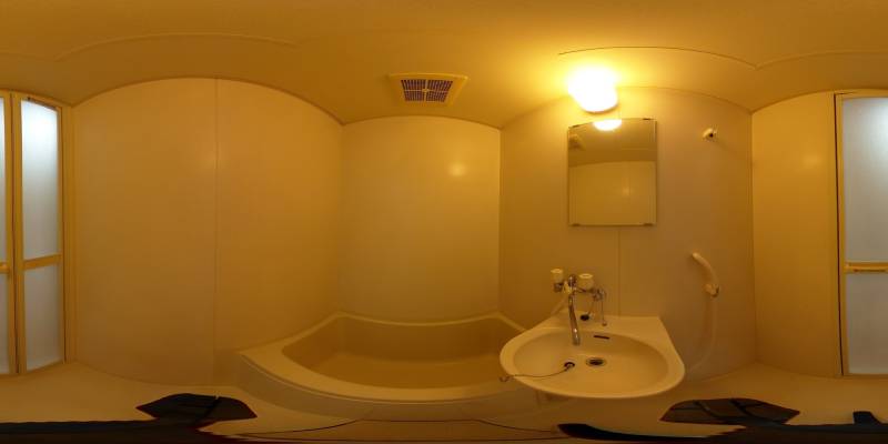 パノラマ画像バスルーム