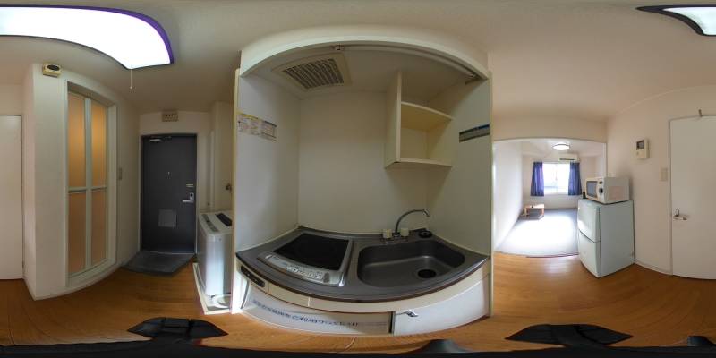 パノラマ画像キッチン