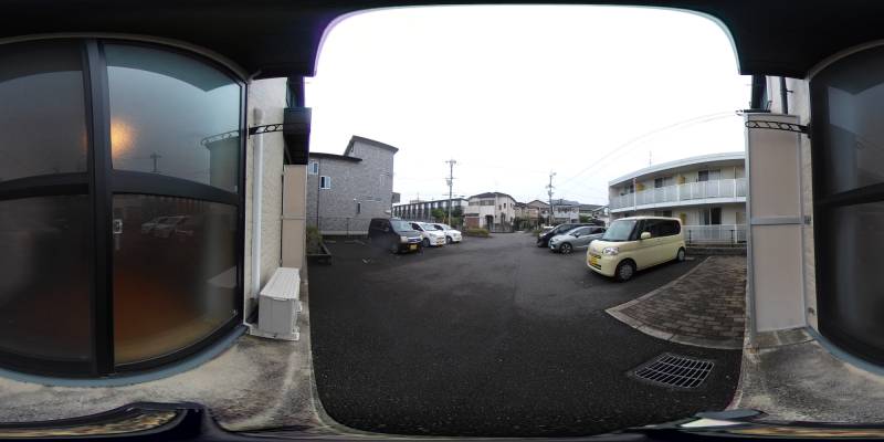 パノラマ画像バルコニー
