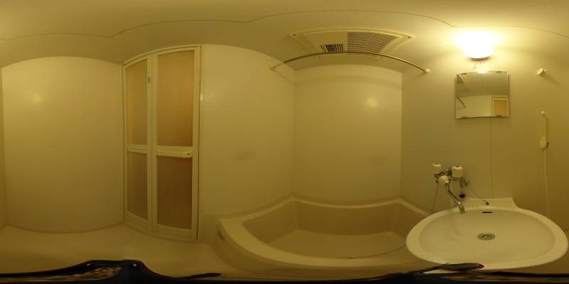 パノラマ画像バスルーム
