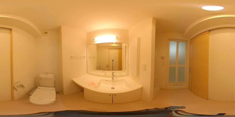 パノラマ画像洗面所