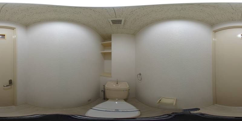 パノラマ画像トイレ