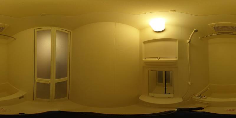 パノラマ画像バスルーム