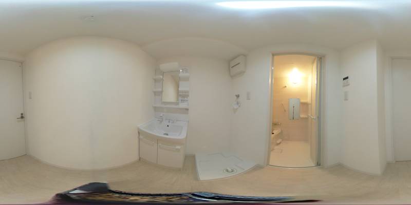 パノラマ画像洗面所