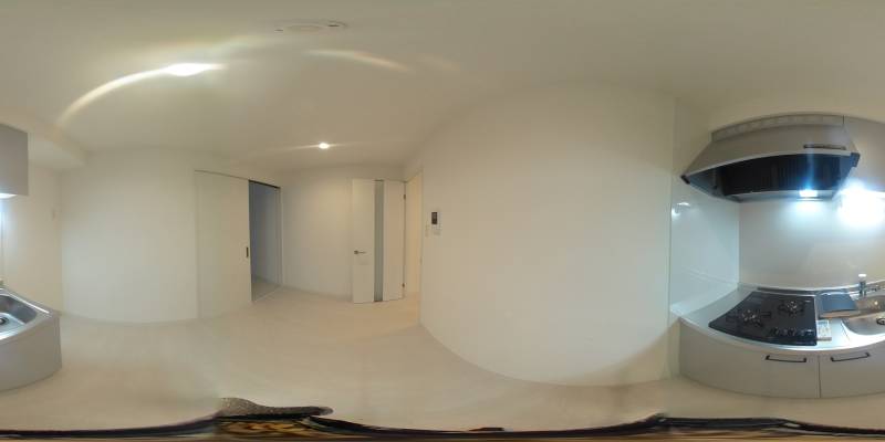 パノラマ画像キッチン