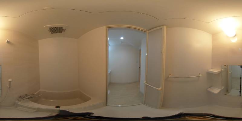 パノラマ画像バスルーム