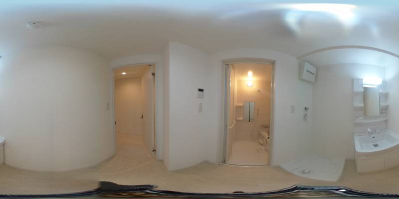 パノラマ画像洗面所