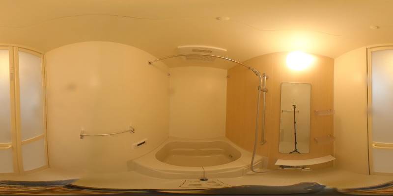 パノラマ画像バスルーム