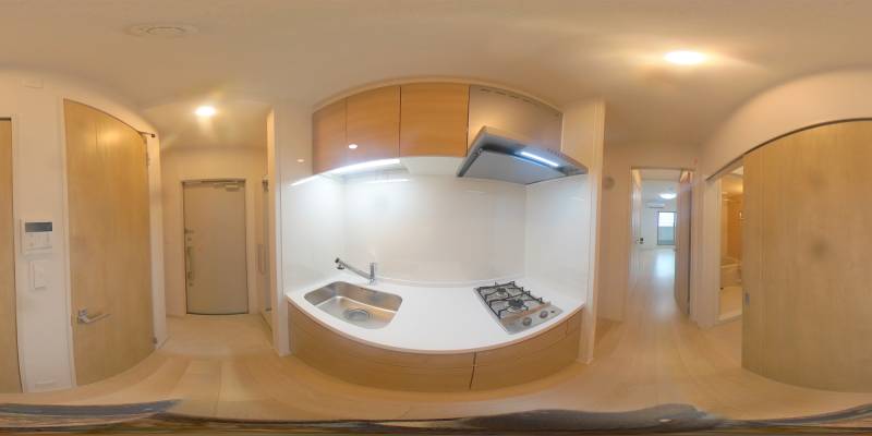 パノラマ画像キッチン