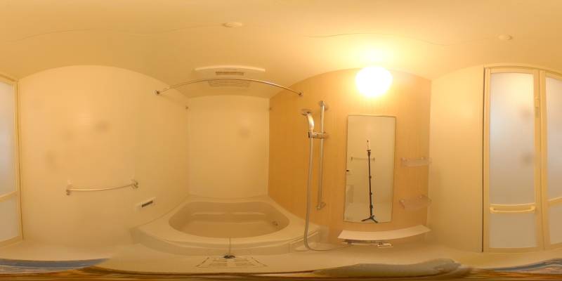 パノラマ画像バスルーム