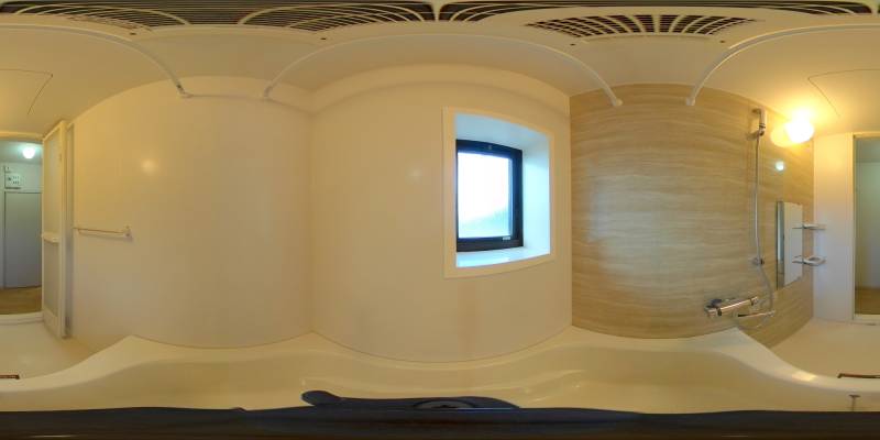 パノラマ画像バスルーム