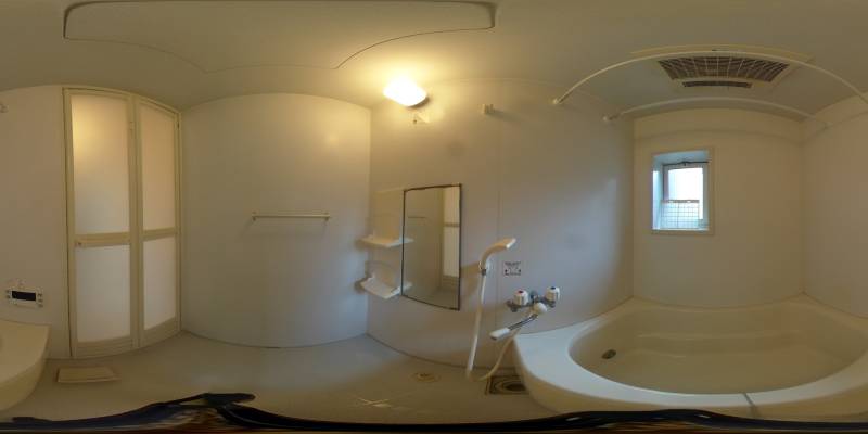 パノラマ画像バスルーム