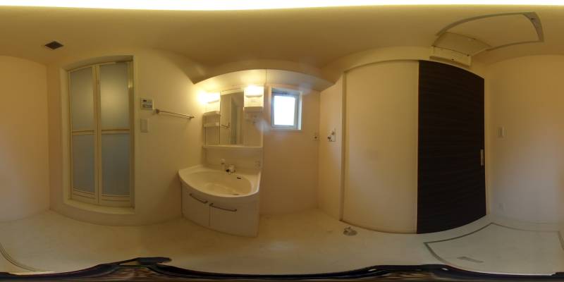 パノラマ画像洗面所