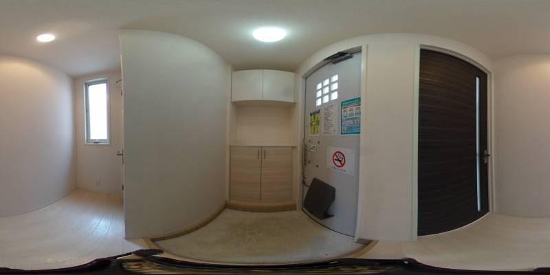 パノラマ画像玄関