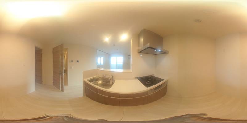 パノラマ画像キッチン