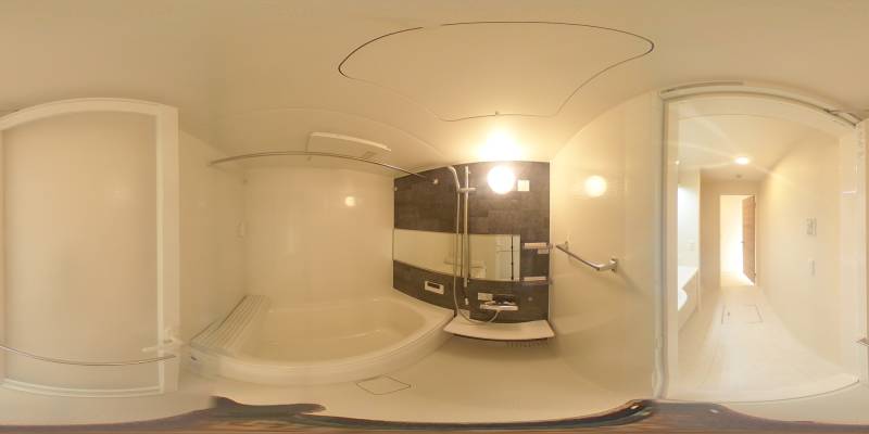 パノラマ画像バスルーム