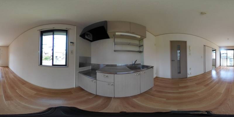 パノラマ画像キッチン