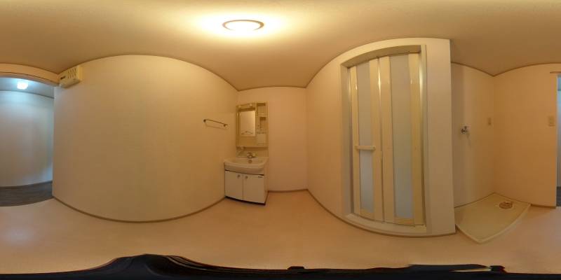 パノラマ画像洗面所
