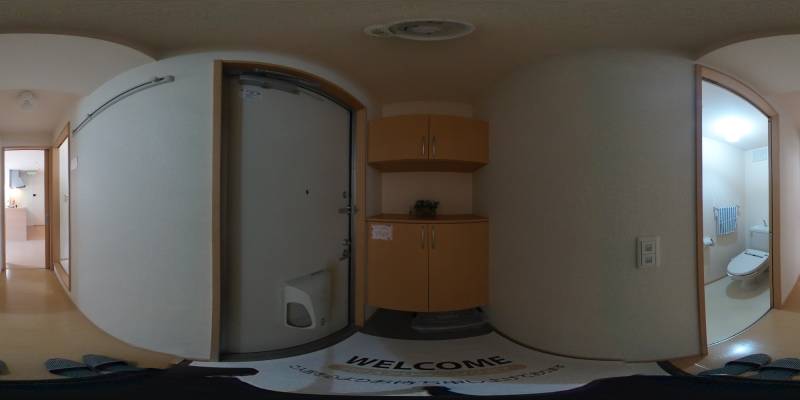 パノラマ画像玄関