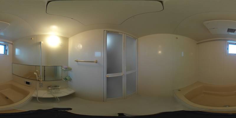 パノラマ画像バスルーム