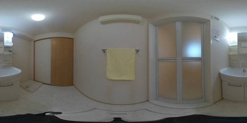 パノラマ画像洗面所