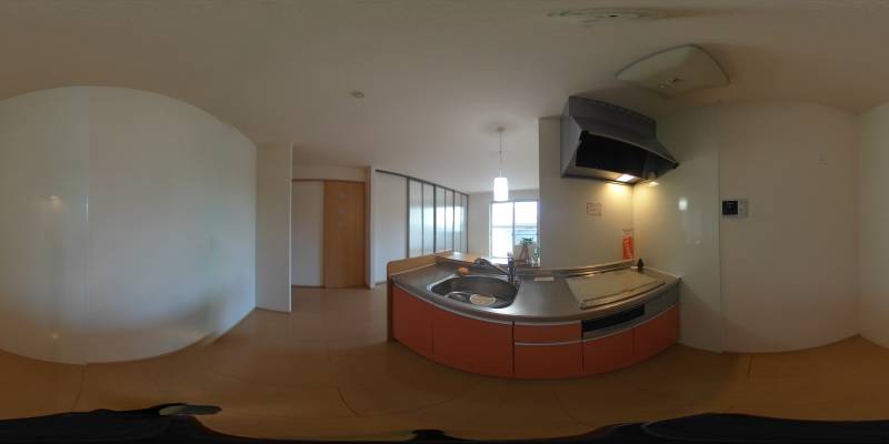 パノラマ画像キッチン