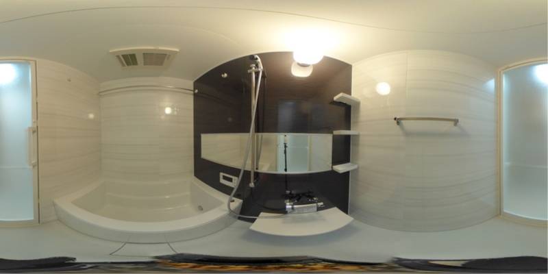 パノラマ画像バスルーム