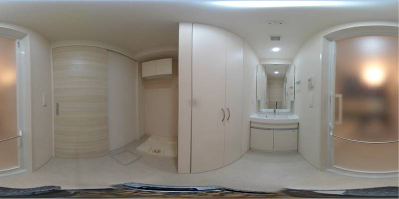 パノラマ画像洗面所