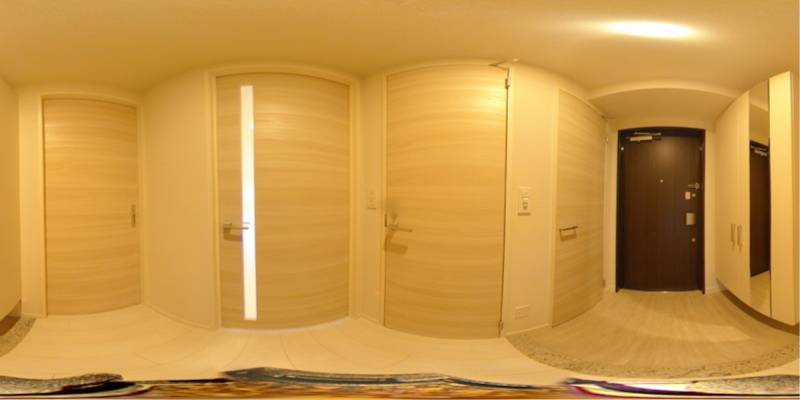 パノラマ画像玄関