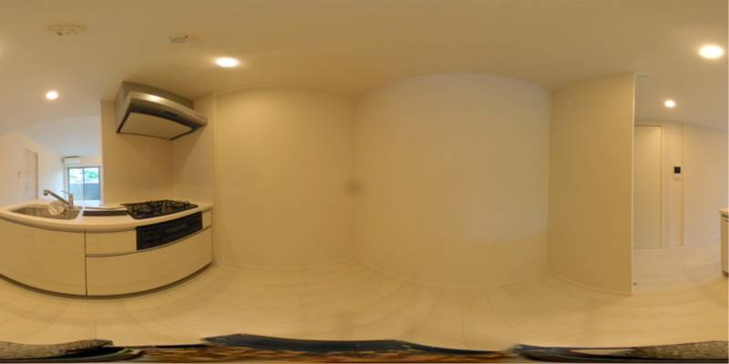 パノラマ画像キッチン