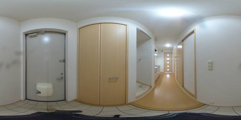 パノラマ画像玄関