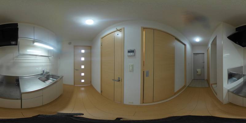 パノラマ画像キッチン