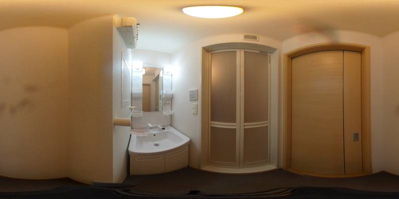 パノラマ画像洗面所