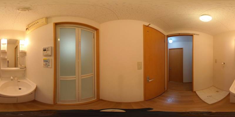 パノラマ画像洗面所