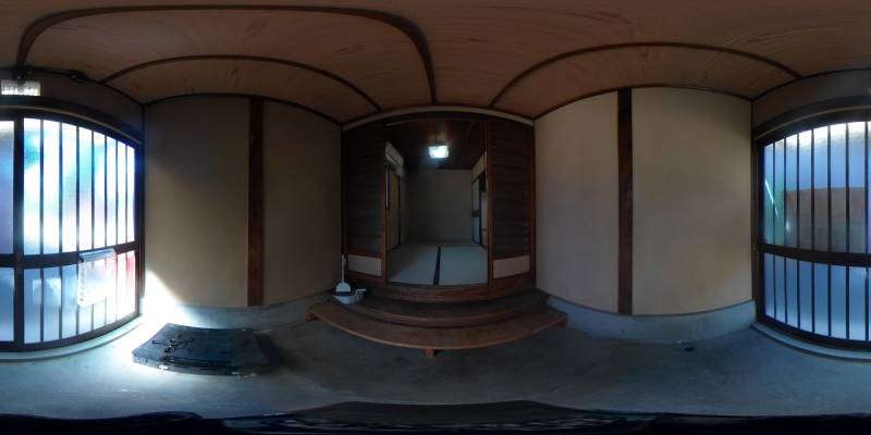 パノラマ画像玄関