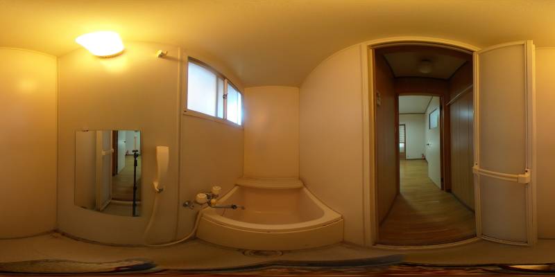 パノラマ画像バスルーム