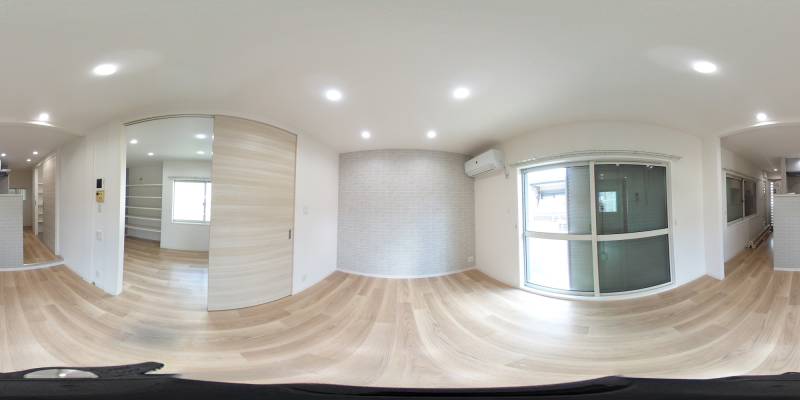 パノラマ画像リビング