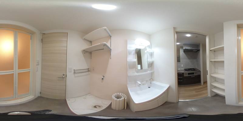 パノラマ画像洗面所