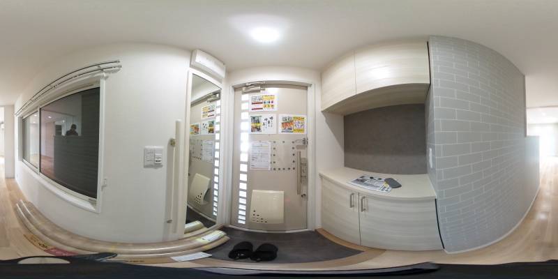 パノラマ画像玄関