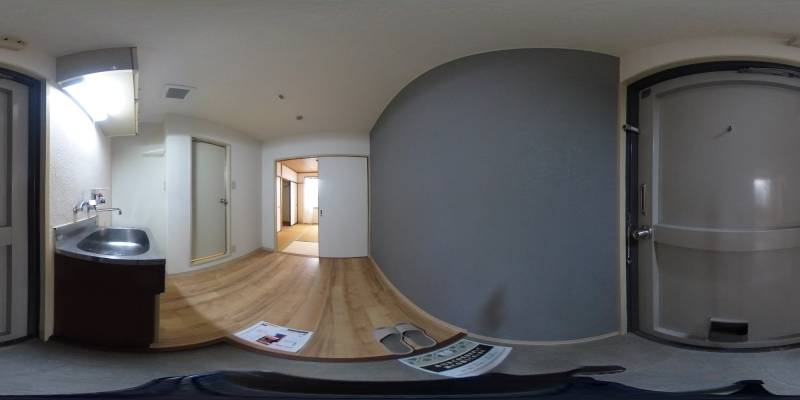 パノラマ画像玄関