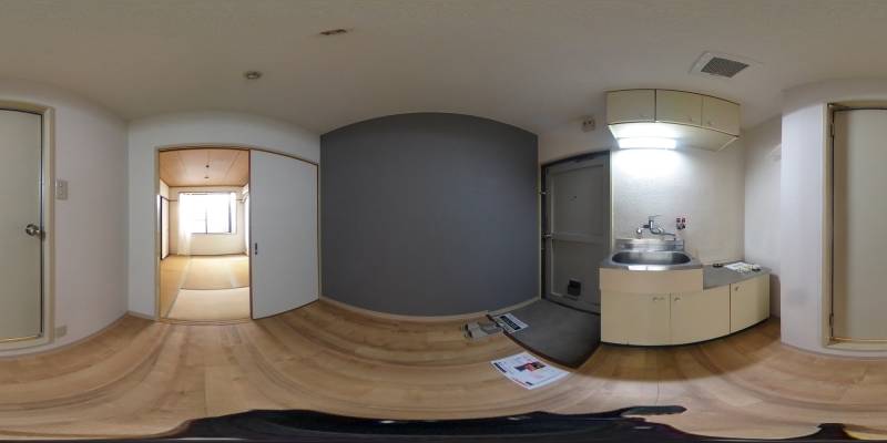 パノラマ画像キッチン