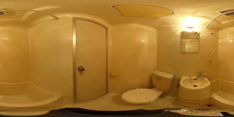 パノラマ画像バスルーム