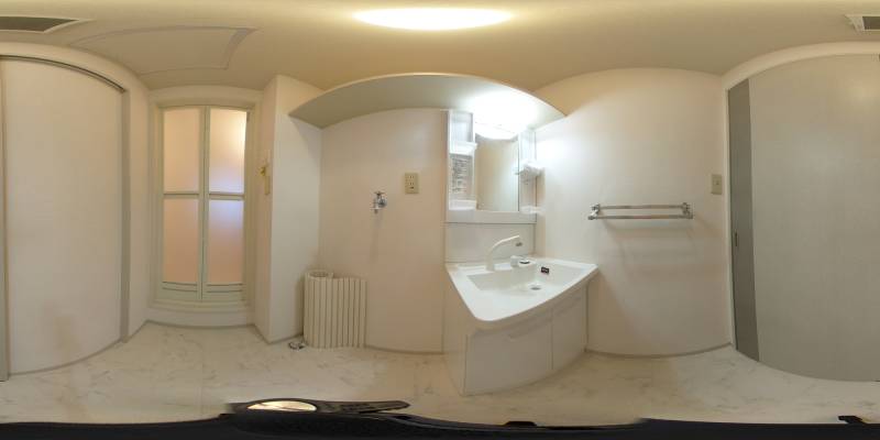 パノラマ画像洗面所