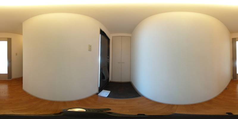 パノラマ画像玄関