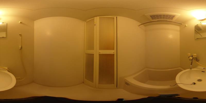パノラマ画像バスルーム